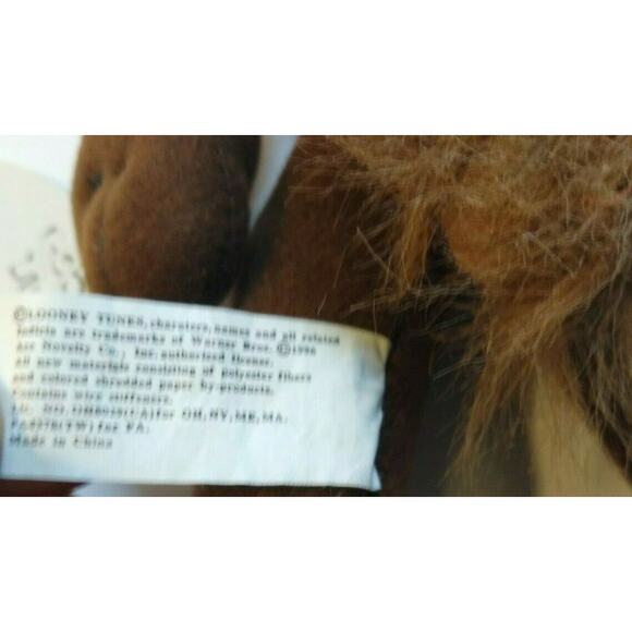 Wile E Coyote Looney Tunes Plush 12" Stuffed Toy Figure With Tags Ace 1996 - Picture 8 of 9